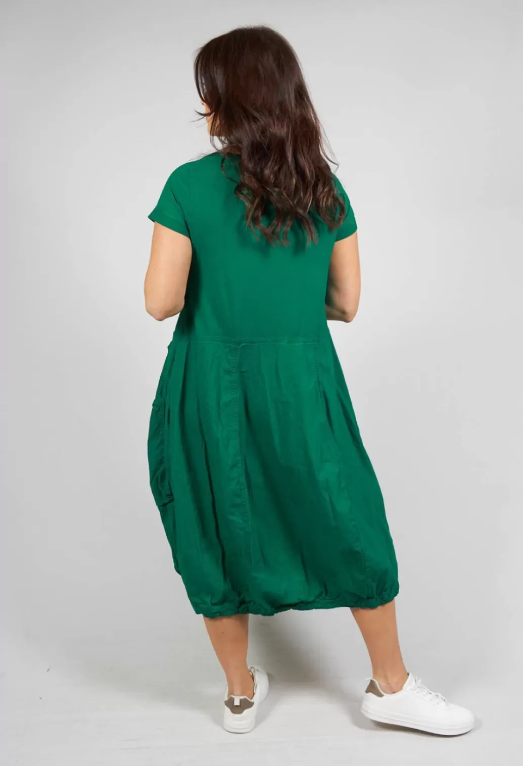 Dresses^Rundholz Dip Short Sleeved Dress With Featured Pockets In Green