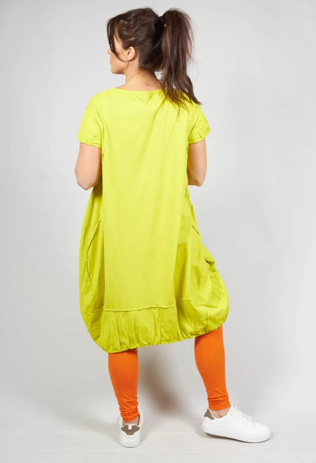 Dresses^Rundholz Dip Short Sleeved Jersey Dress With Gathered Hem In Spring