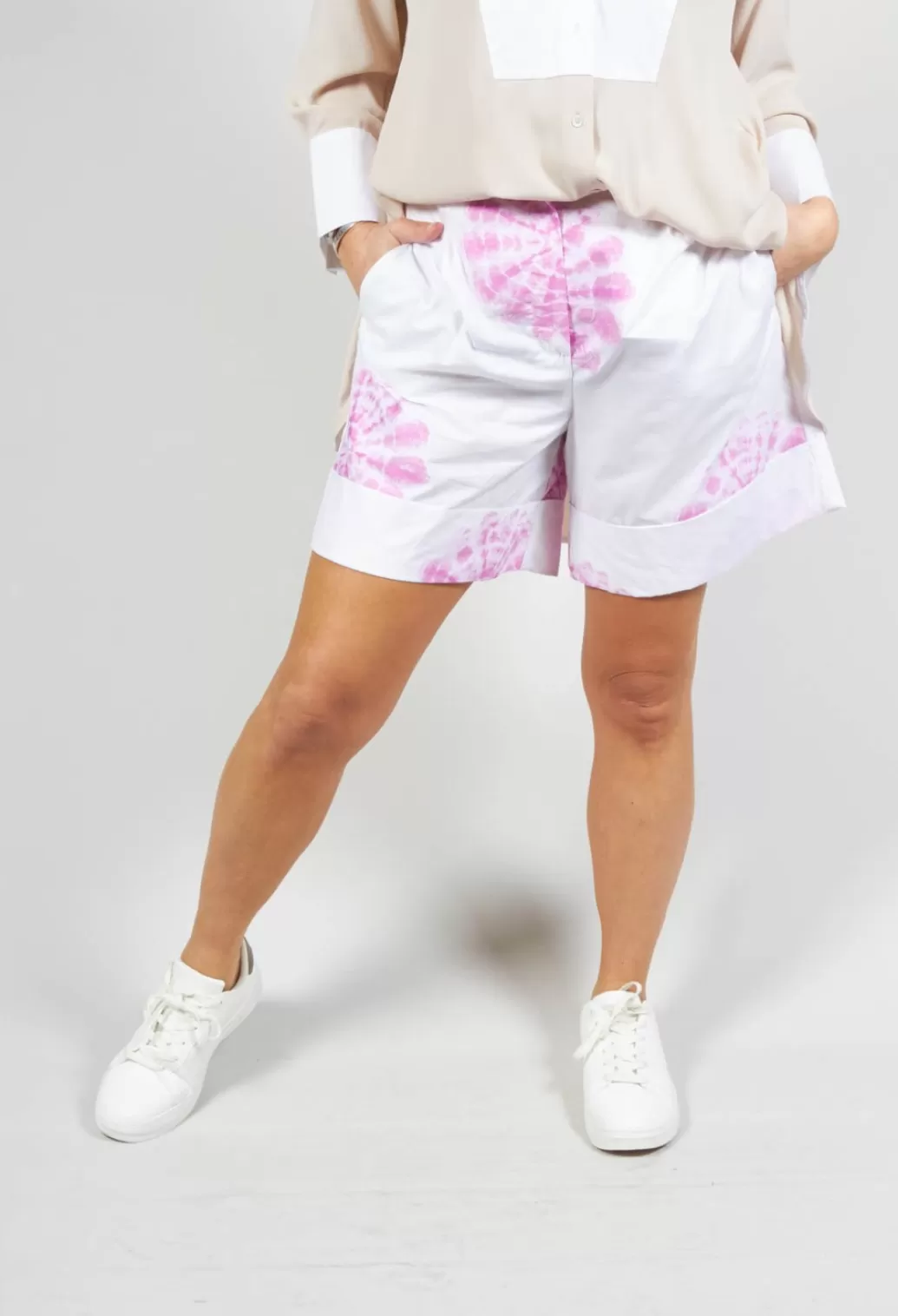 Shorts^Beatrice B Shorts With Pink Flower Print