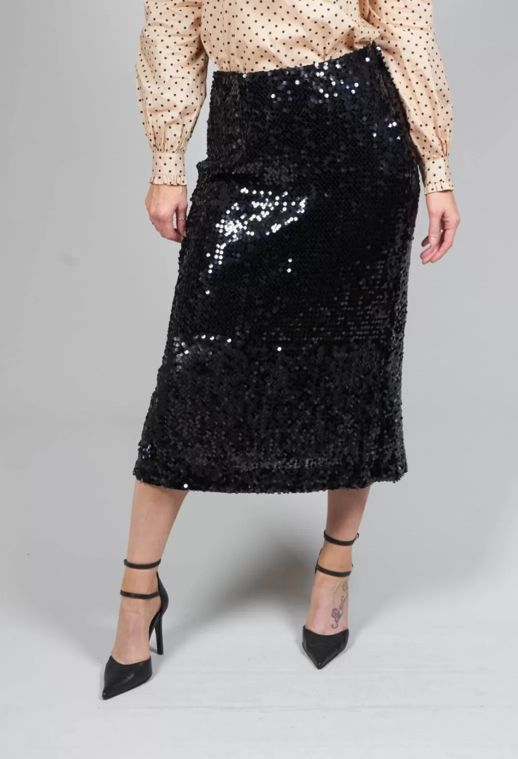 Skirts^Beatrice B Skirt With Sequin Detail In Black