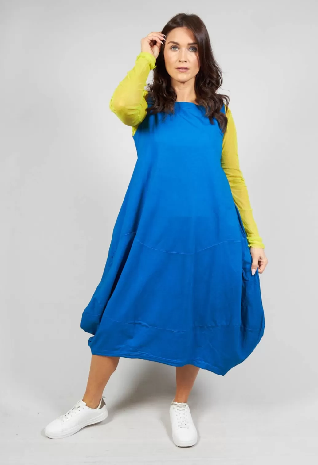 Dresses^Rundholz Dip Sleeveless Balloon Style Jersey Dress In Blue