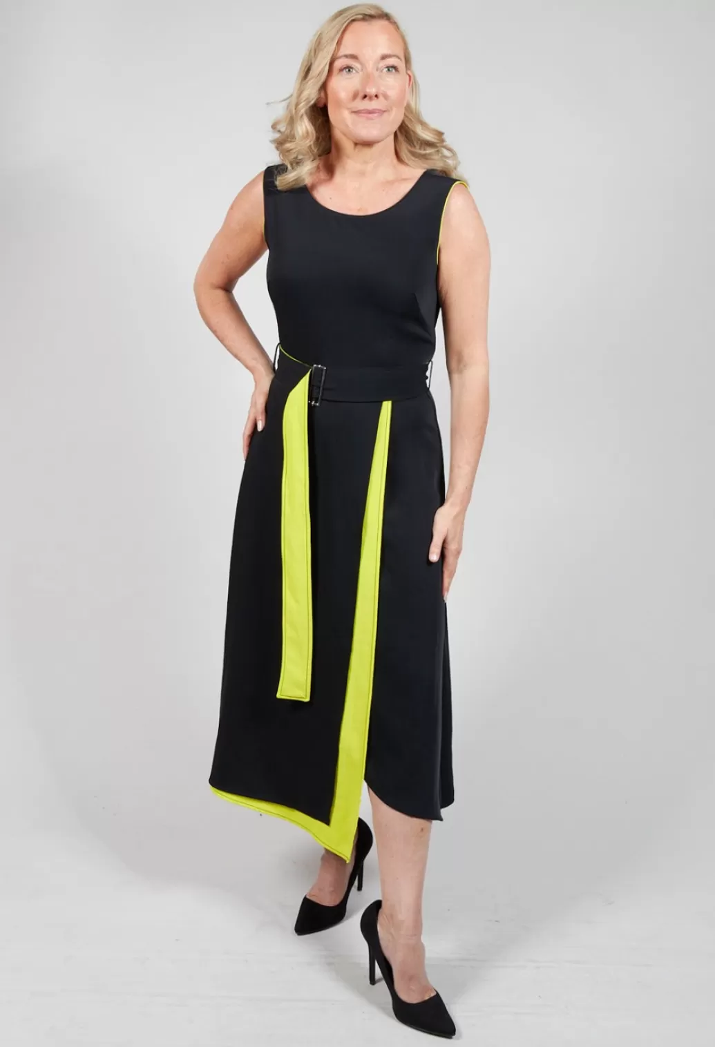 Dresses^Beatrice B Sleeveless Dress In Yellow Fluorescent