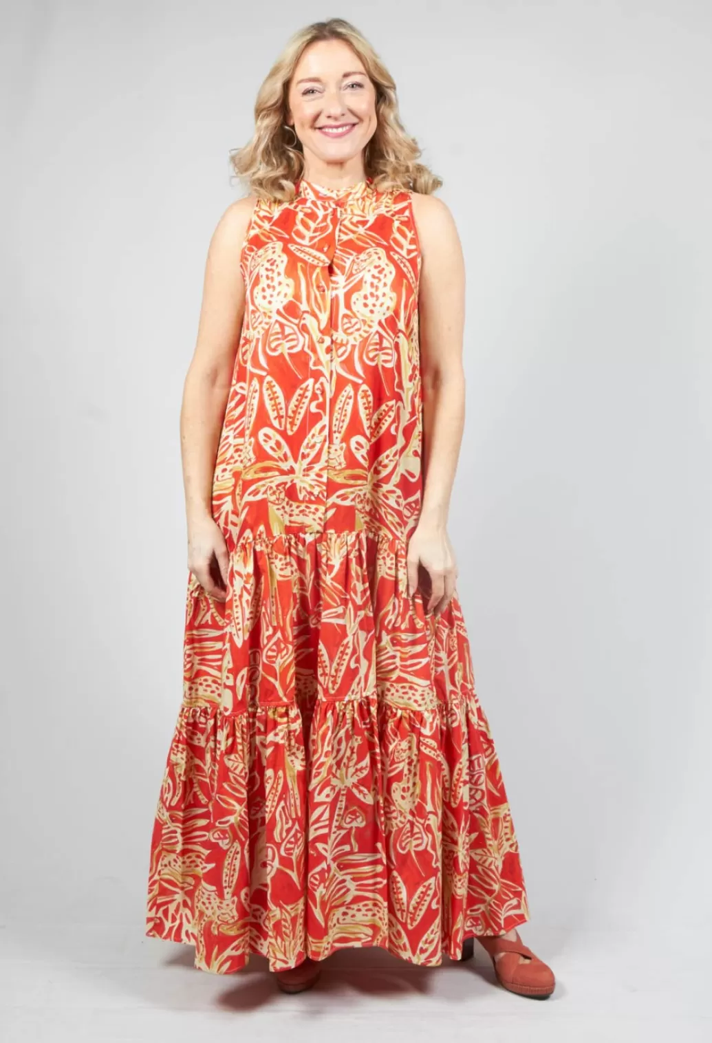 Dresses^Beatrice B Sleeveless Maxi Dress In Leo Print