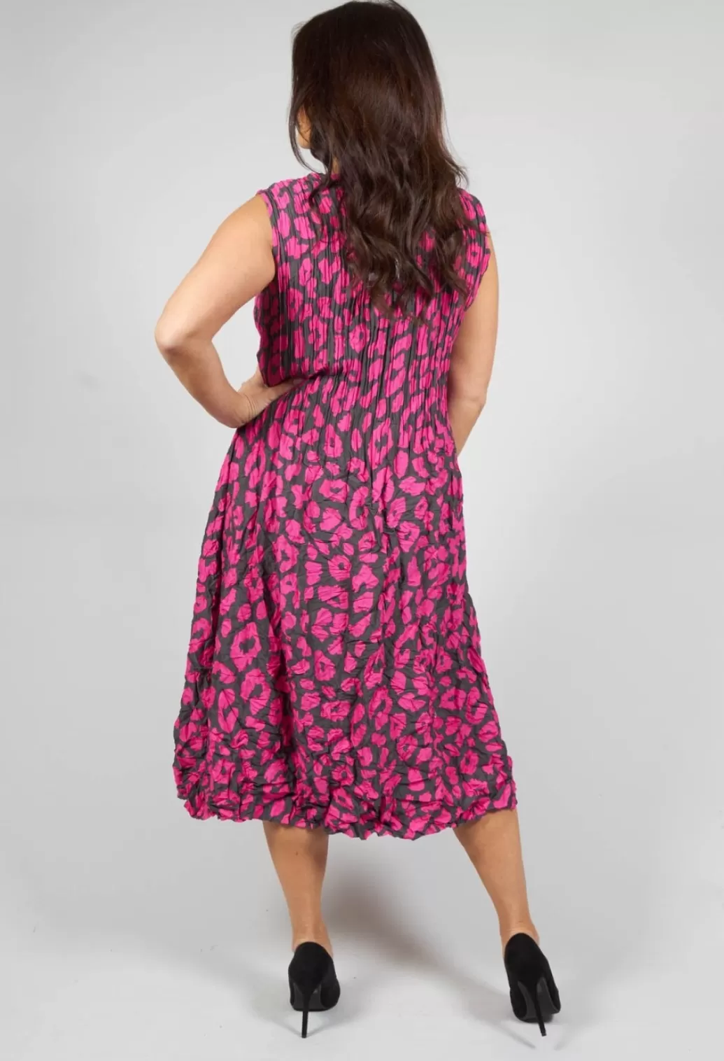 Dresses^Alquema Sleeveless Smash Dress In Pink Leopard