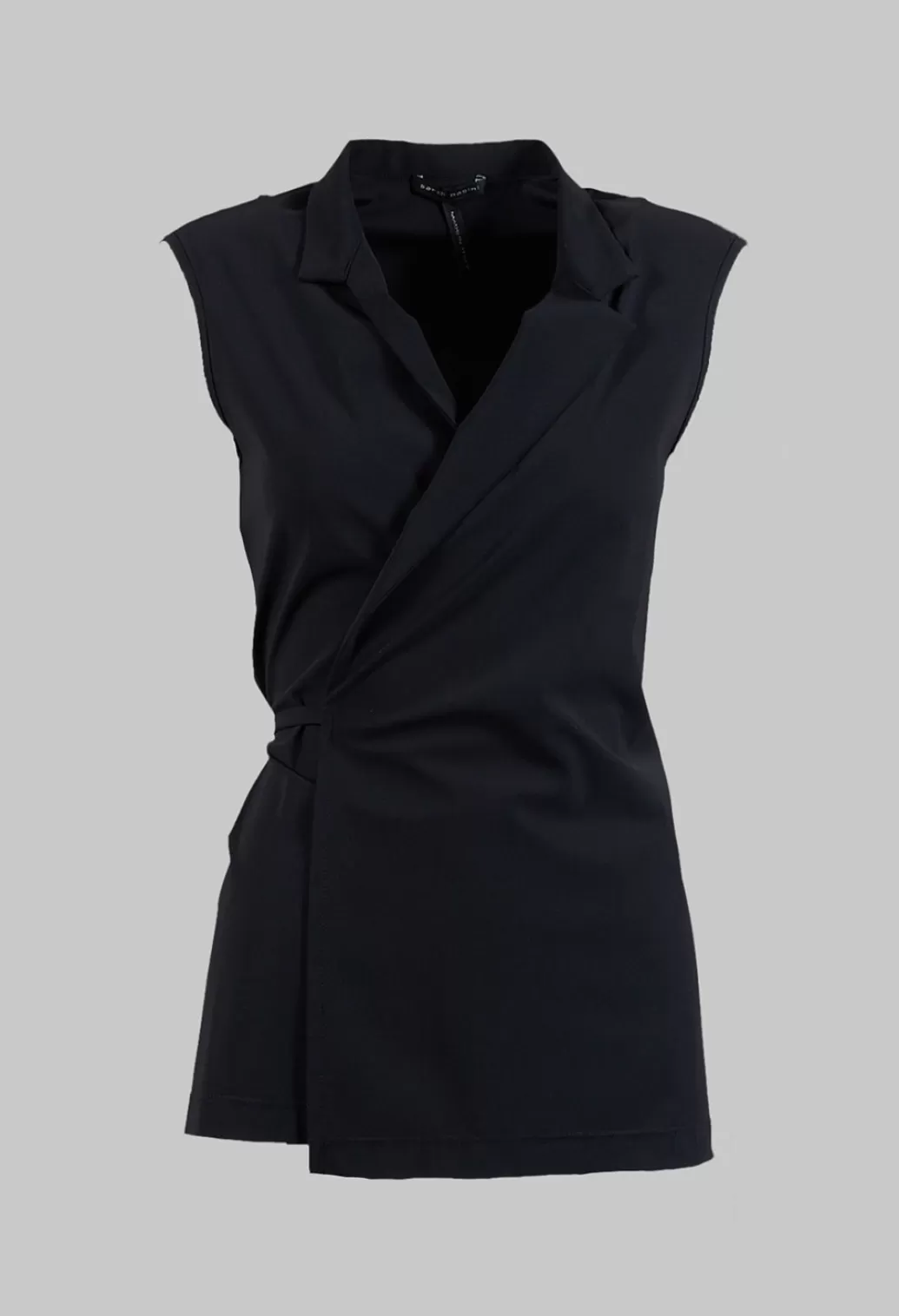 Shirts & Blouses^Sarah Pacini Sleeveless Tie Waist Top In Black