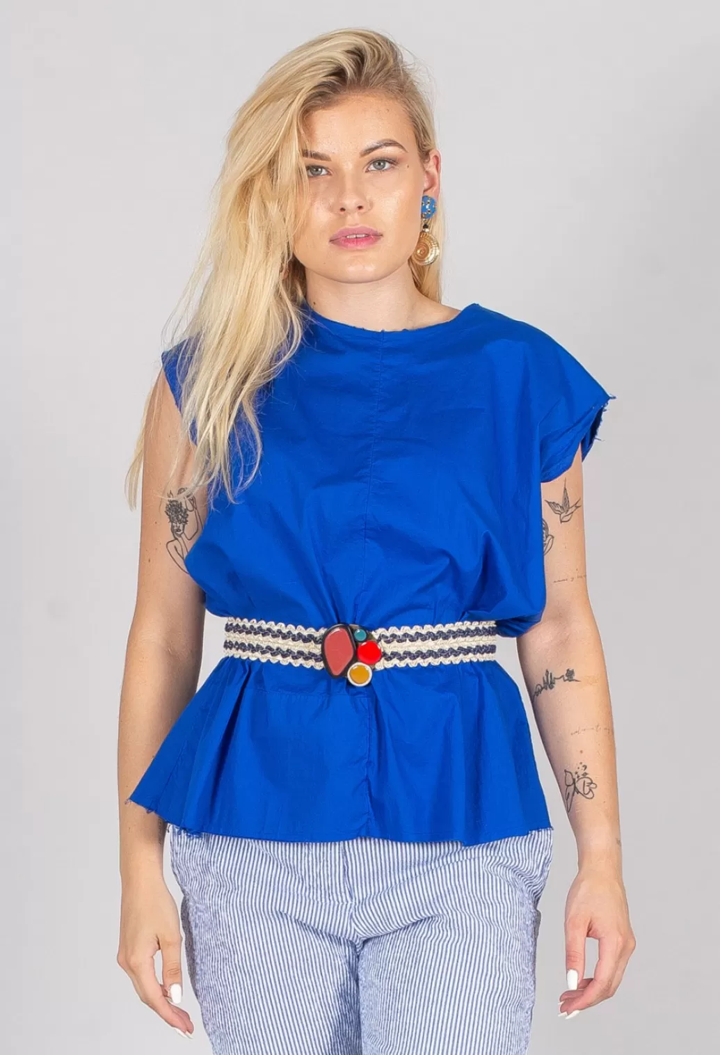 Shirts & Blouses^Aequamente Sleeveless Top In Mare