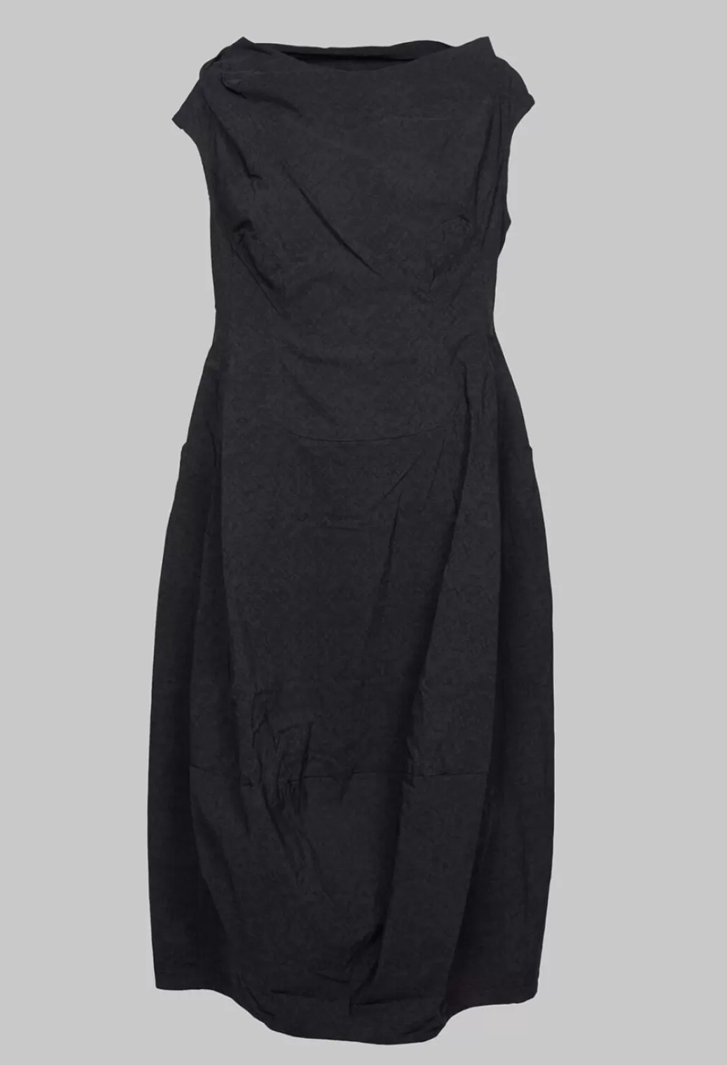 Dresses^Rundholz Black Label Slim Fit Dress With Tulip Hem In Slate Faux