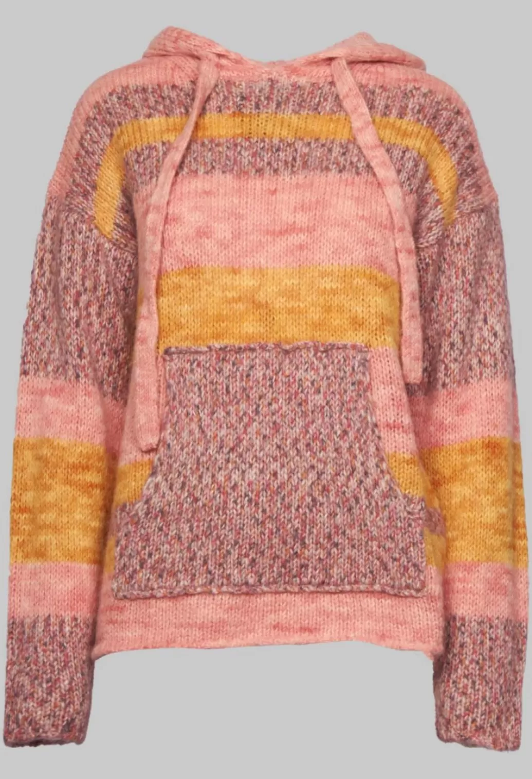 Jumpers^Beatrice B Striped Melange Sweatshirt In Pink