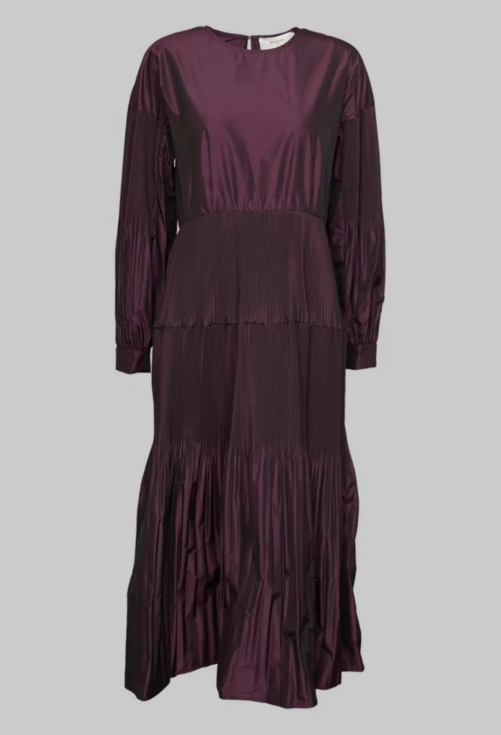 Dresses^Beatrice B Taffeta Dress With Pleated Sleeves In Purple