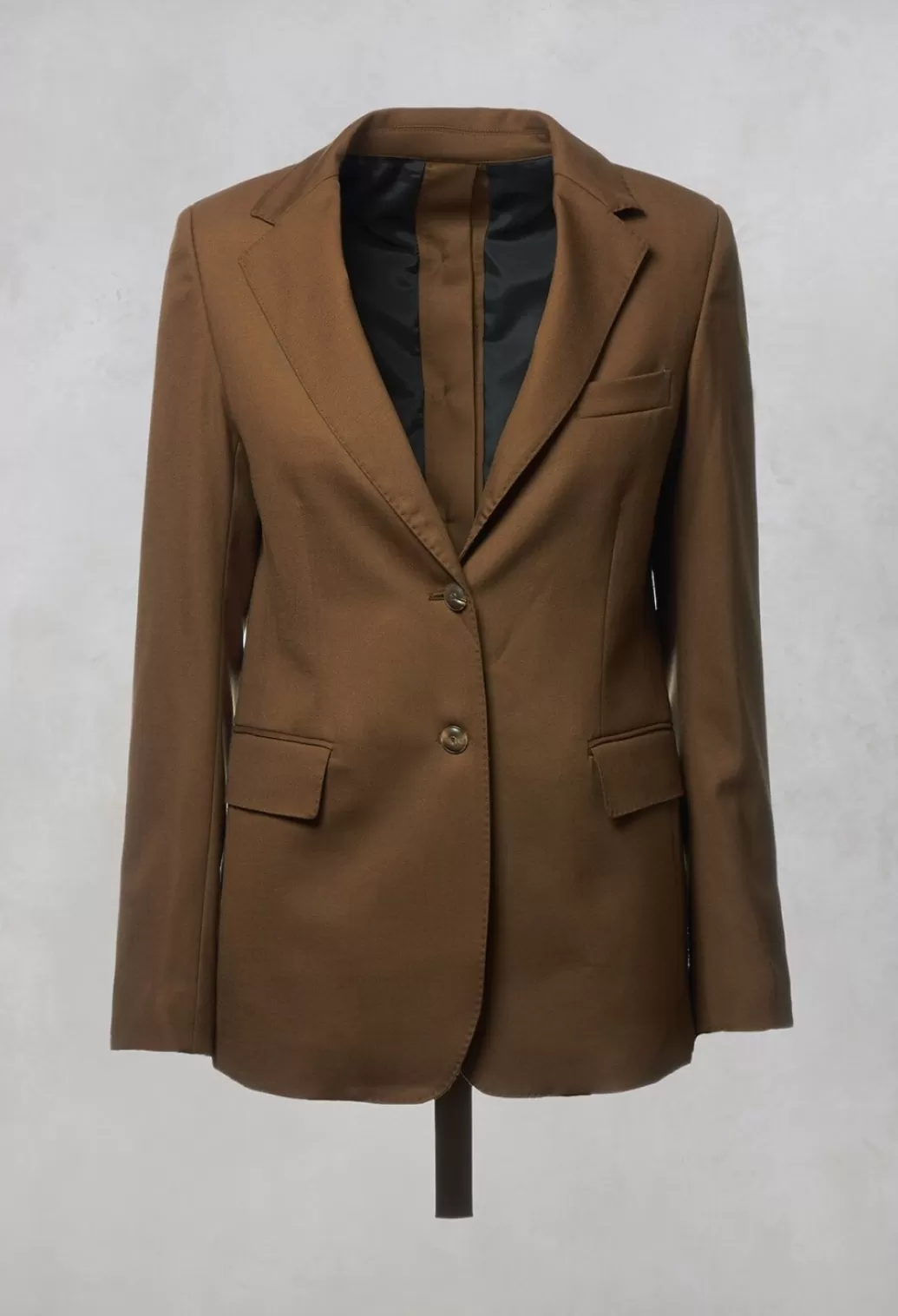 Jackets^Malloni Tailored Blazer In Granato Tobacco