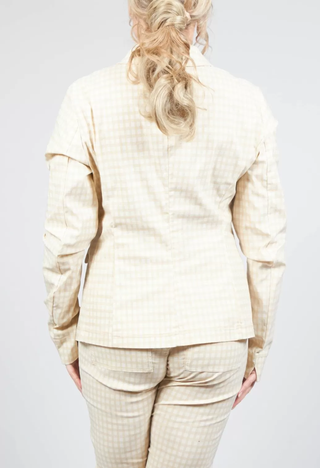 Jackets^Rundholz Black Label Tailored Button Through Jacket In Corn Check