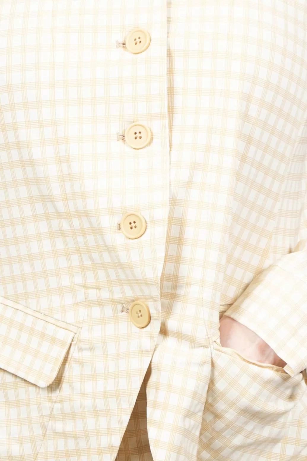 Jackets^Rundholz Black Label Tailored Button Through Jacket In Corn Check