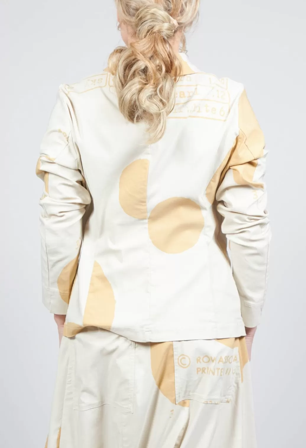 Jackets^Rundholz Black Label Tailored Button Through Jacket In Corn Print