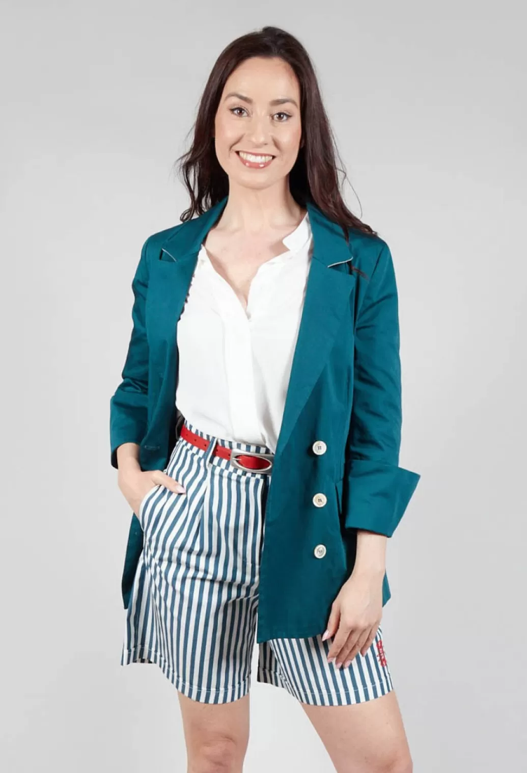 Jackets^Beatrice B Tailored Jacket In Poseidon Green