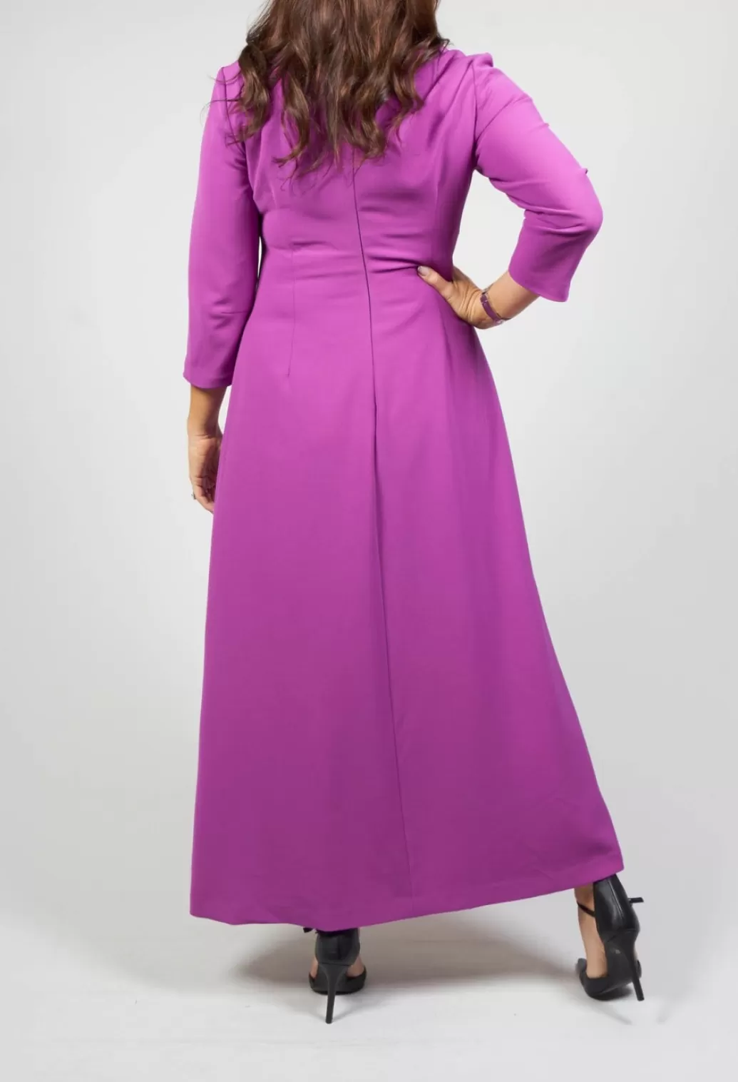 Dresses^Malloni Tailored Maxi Dress In Ciclamino