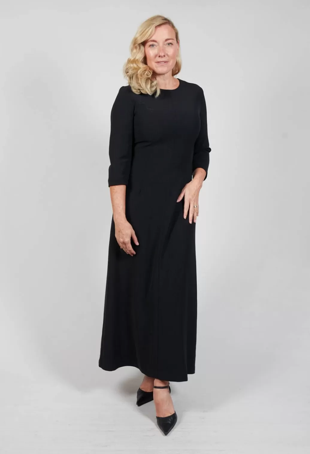 Dresses^Malloni Tailored Maxi Dress In Nero