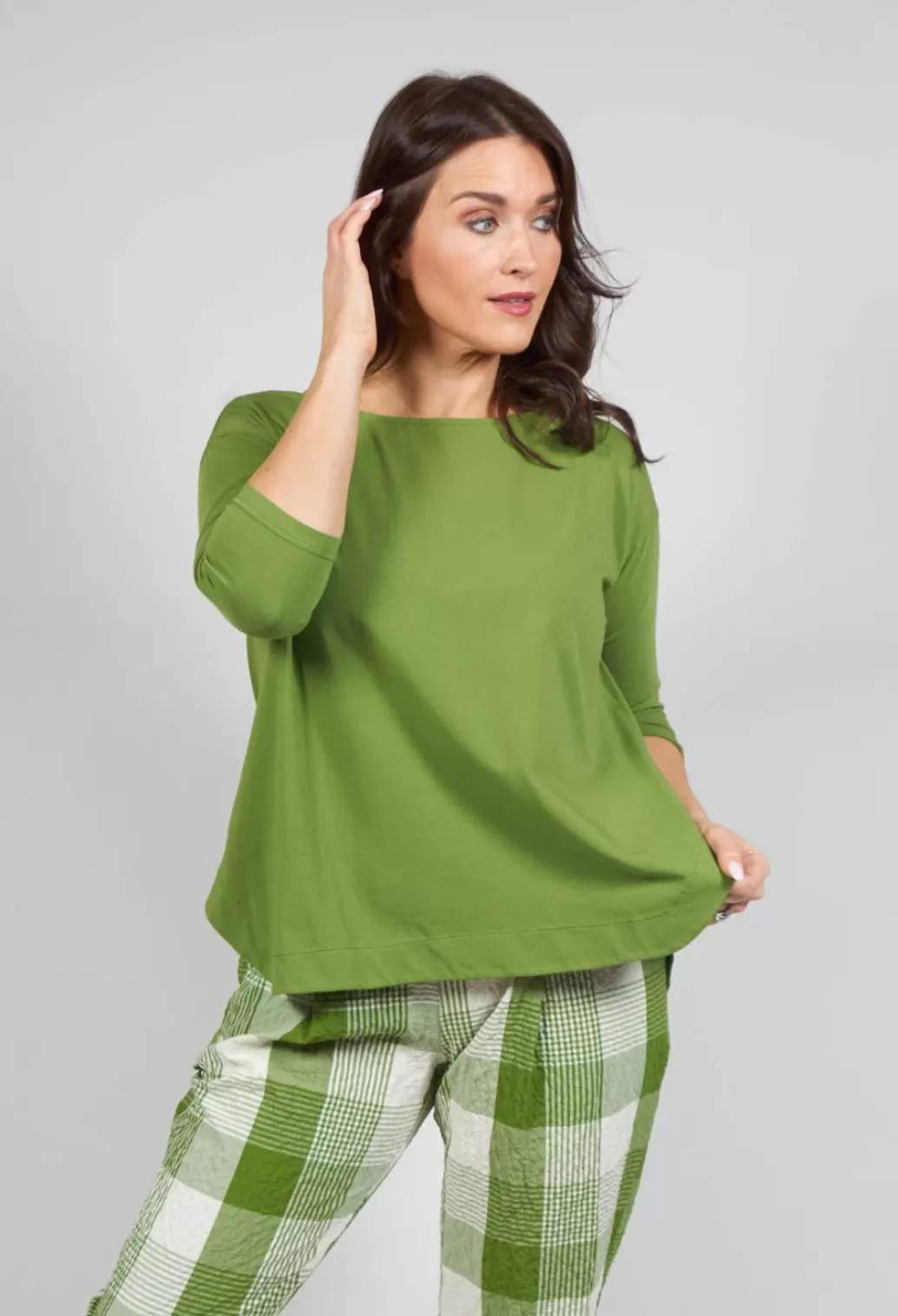 Shirts & Blouses^Mama B Tavolara U Shirt In Avocado