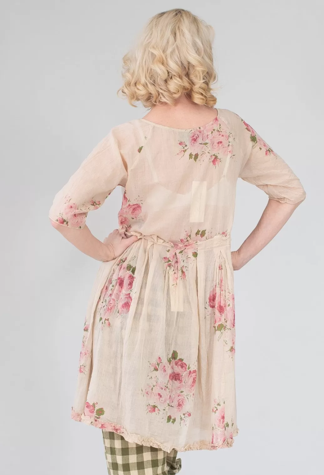 Dresses^Les Ours Teata Voile Dress In Pink Floral Print