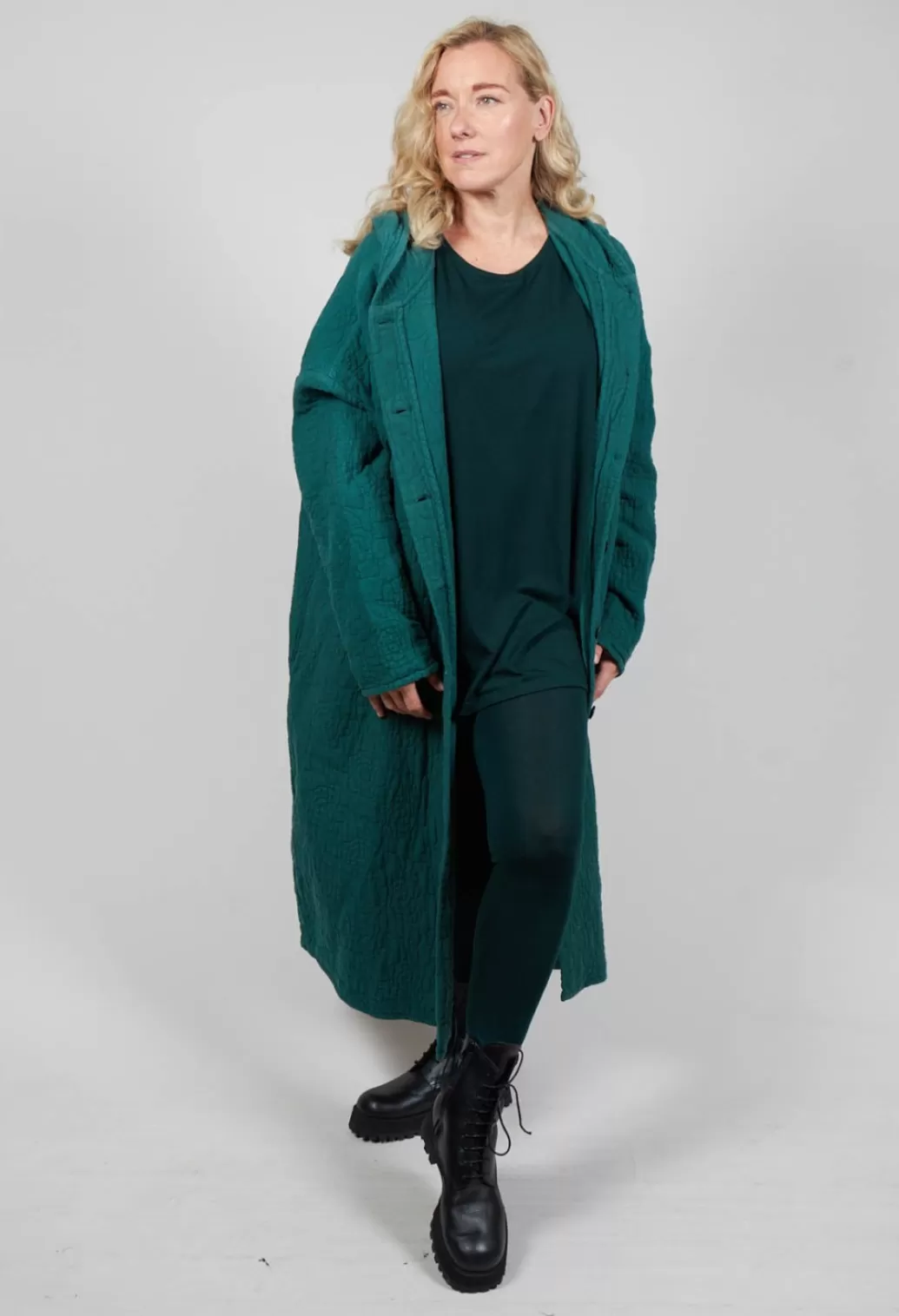 Coats^Privatsachen Terrat Textured Coat In Fidel Green