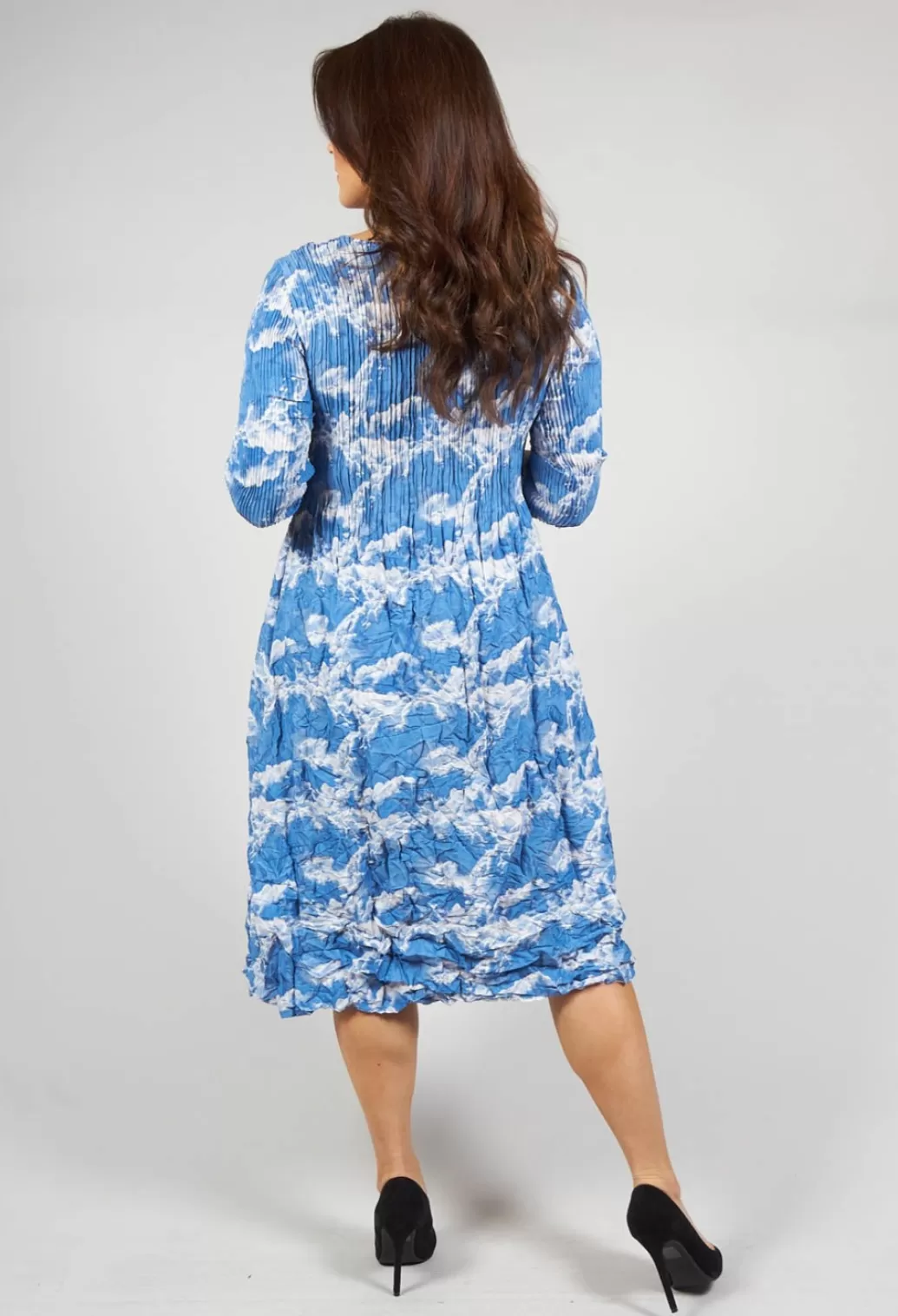 Dresses^Alquema Three Quarter Sleeve Smash Dress In Clouds