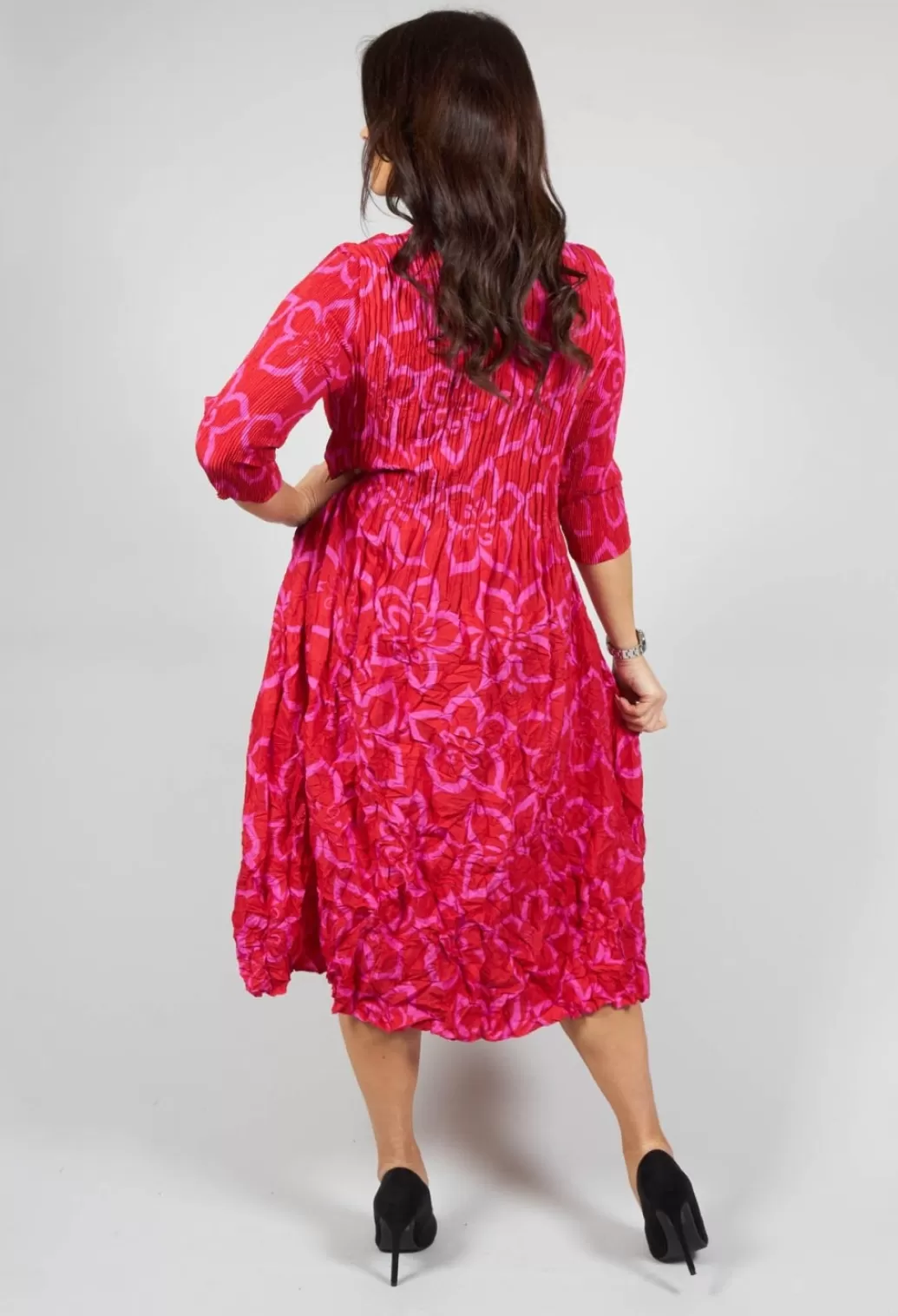 Dresses^Alquema Three Quarter Sleeve Smash Dress In Spectro