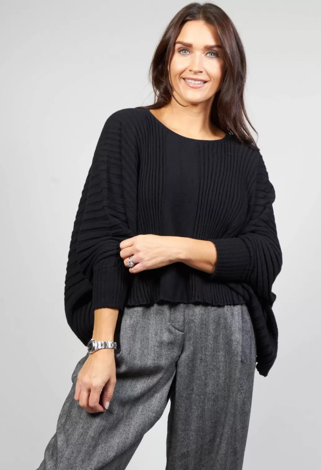 Jumpers^Malloni Tricot Claude In Nero