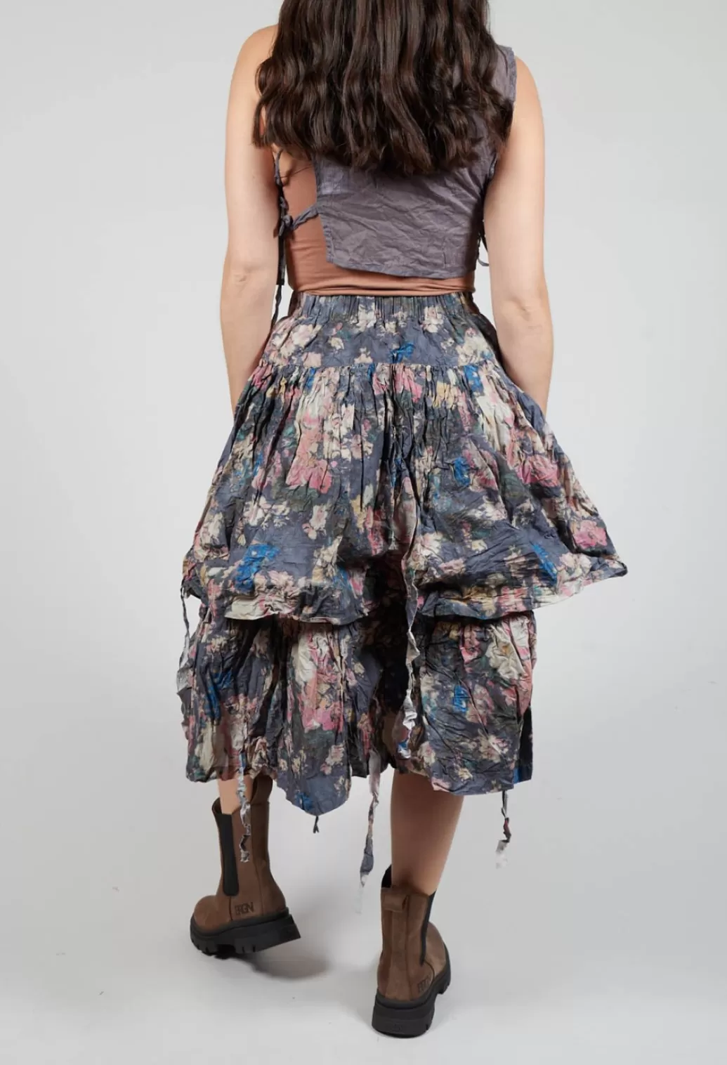 Skirts^Ewa I Walla Tulia Skirt In Original Flower Cotton