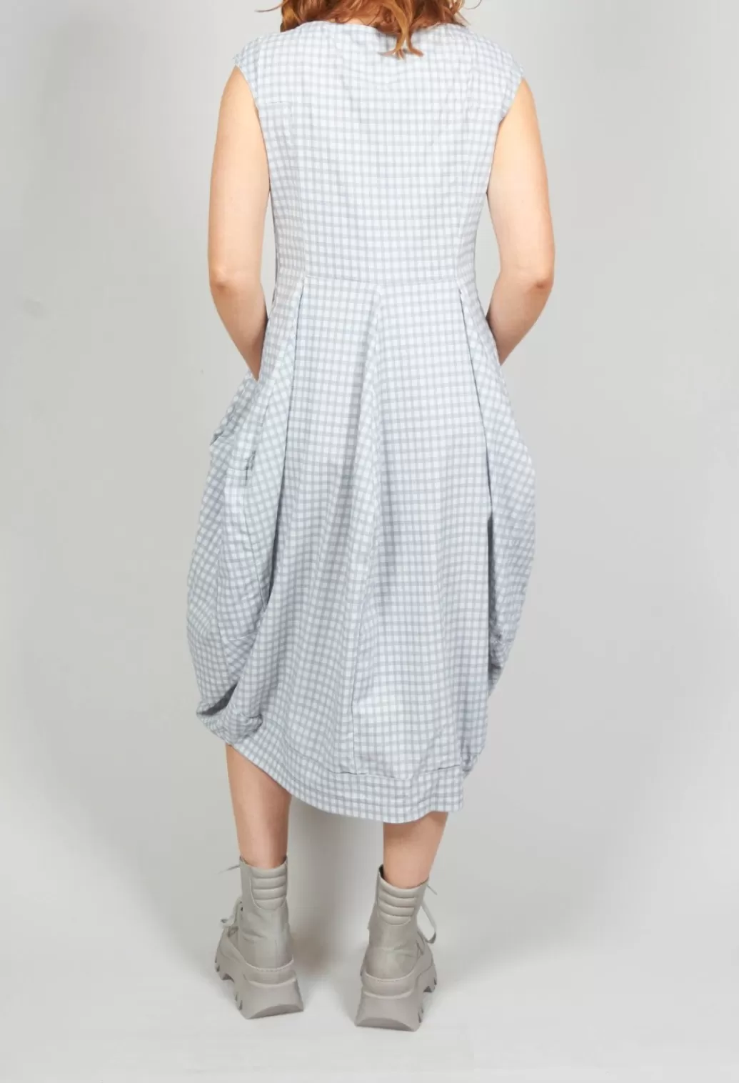 Dresses^Rundholz Black Label Tulip Shaped Dress In Water Check