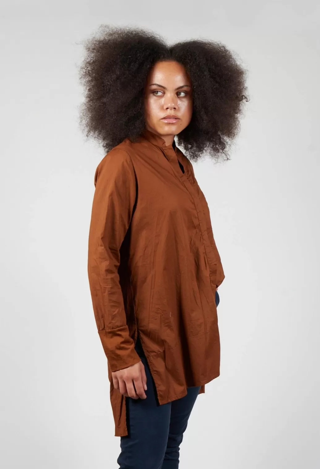 Shirts & Blouses^Aequamente Tunic Shirt In Legno