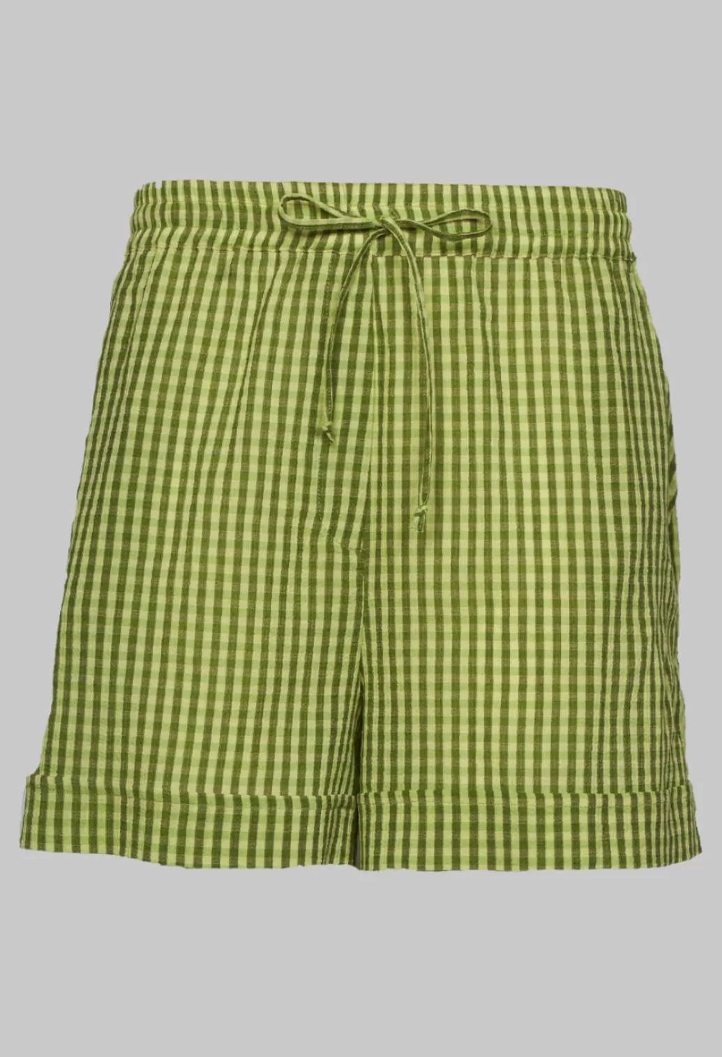 Shorts^Beatrice B Turn Up Shorts In Green Check