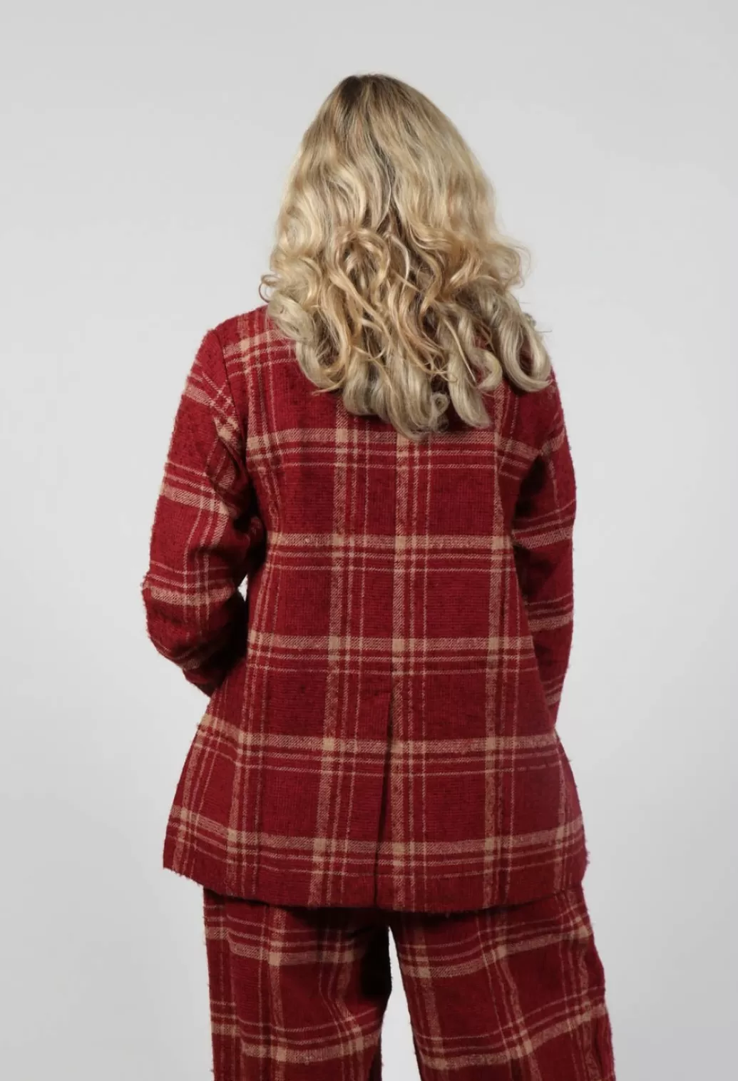 Jackets^Ewa I Walla Tuva Jacket In Checked Wool