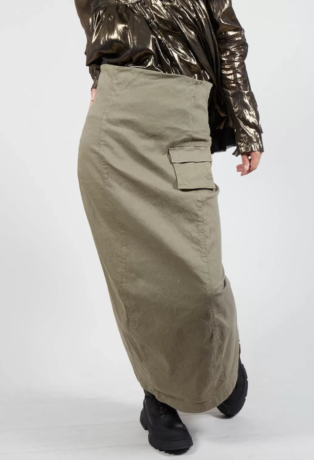 Skirts^Rundholz Dip Utility High Waisted Pencil Skirt In Schilf