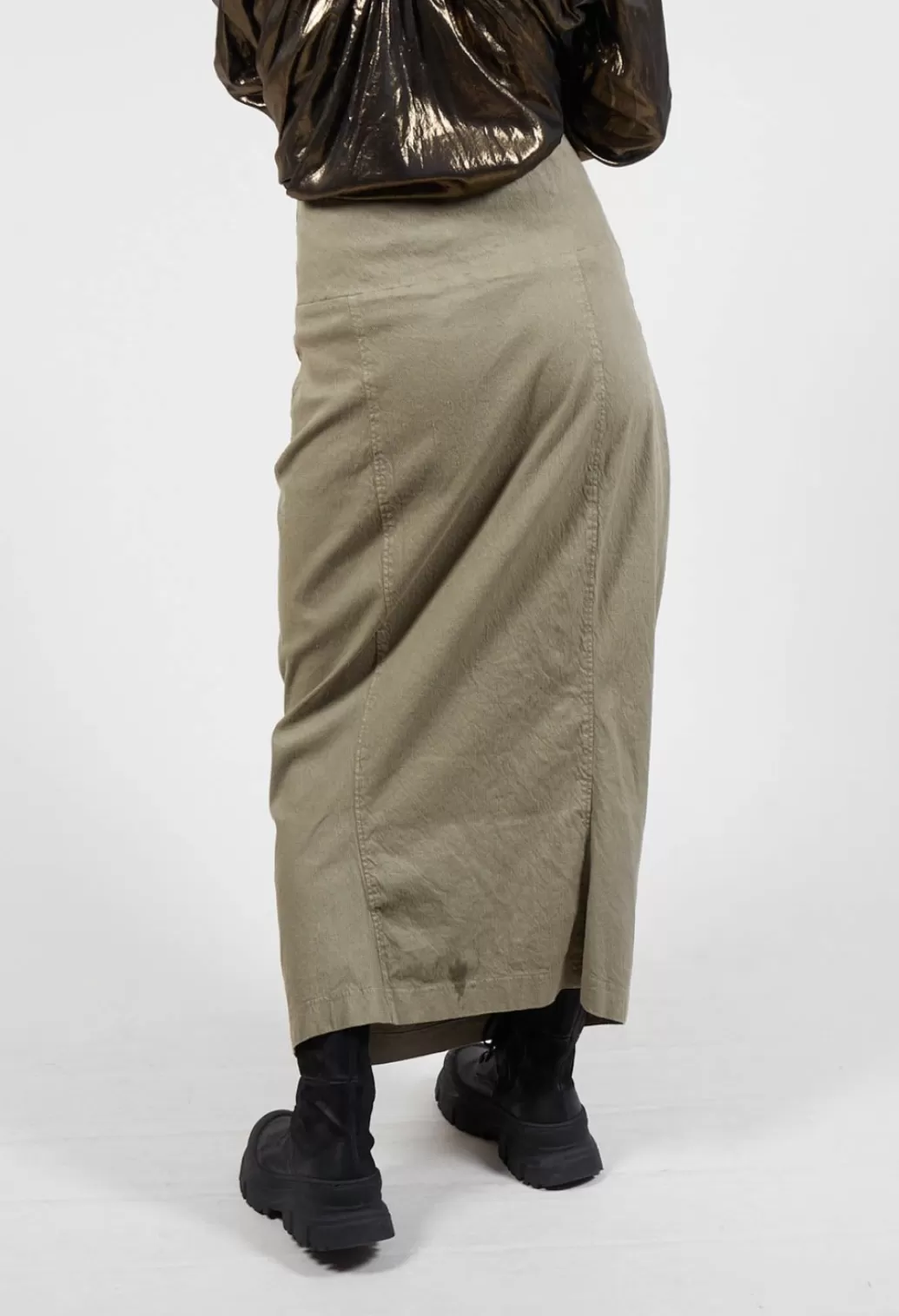 Skirts^Rundholz Dip Utility High Waisted Pencil Skirt In Schilf