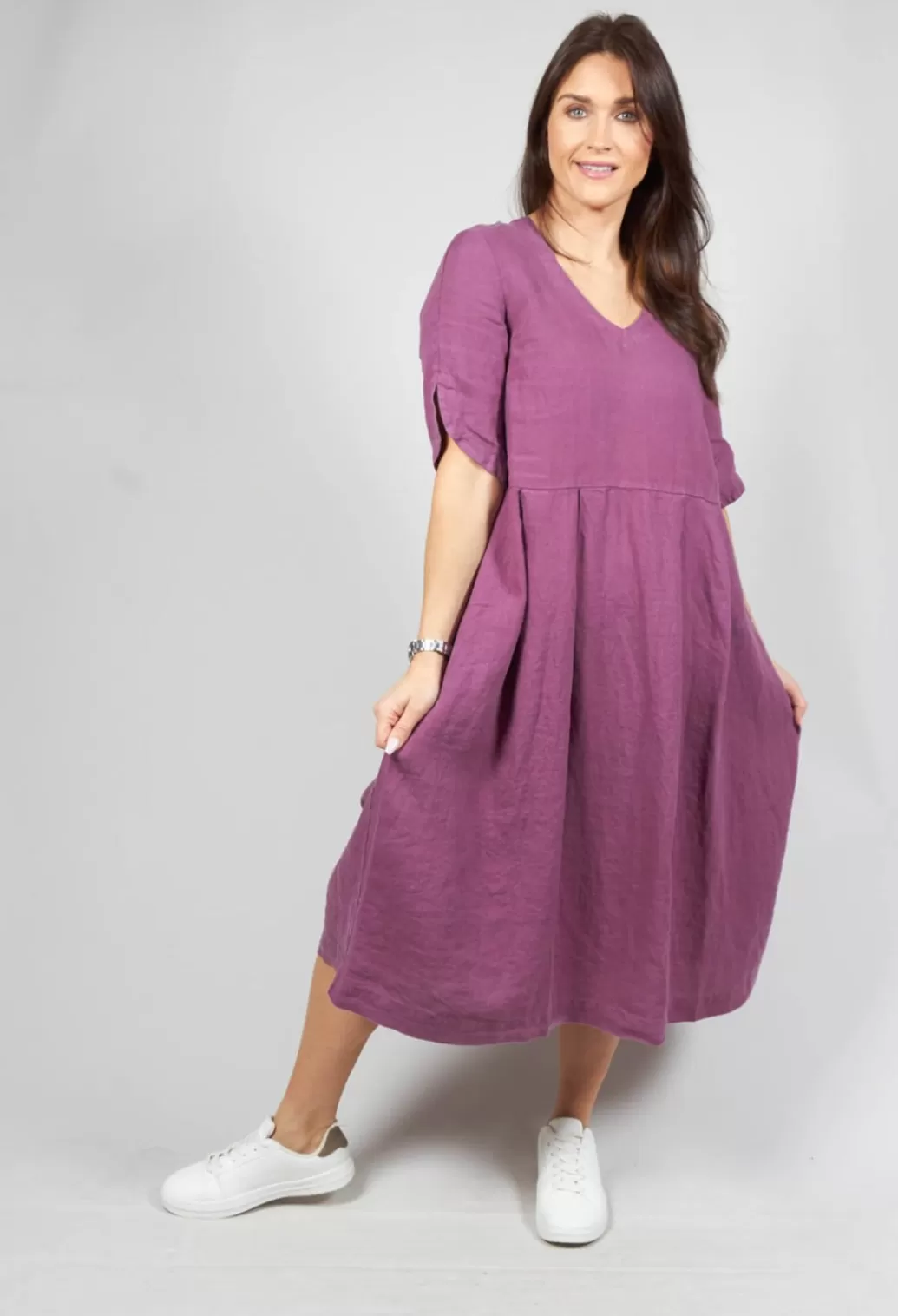 Dresses^Mes Soeurs & Moi V Neck Dress In Pigment