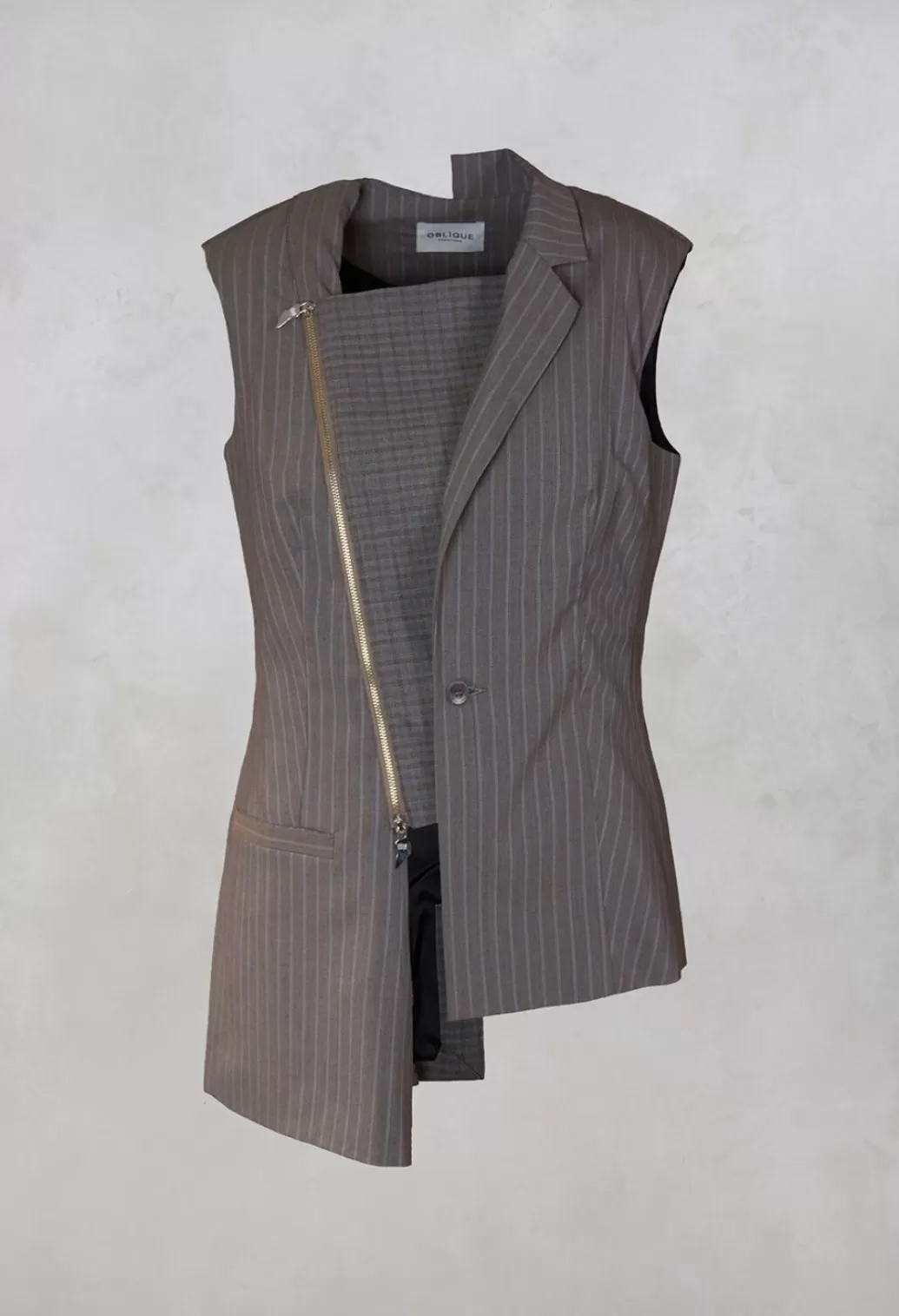 Jackets^Oblique Creations Waistcoat In Brown