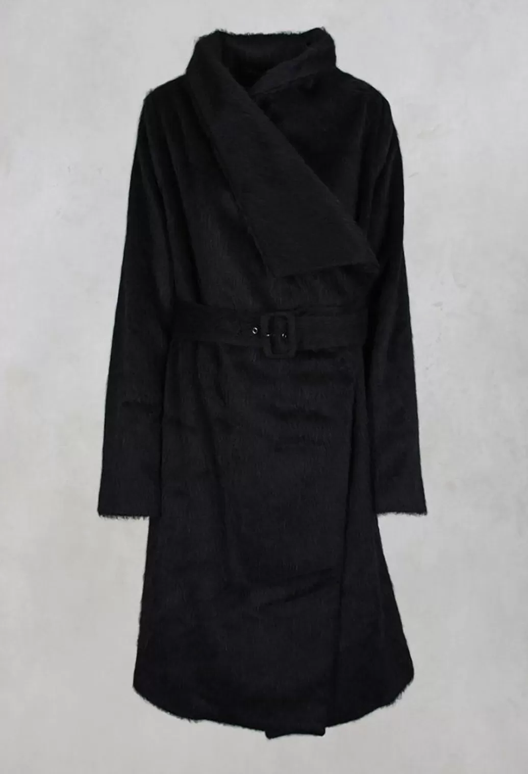 Coats^Malloni Wool Mix Coat In Nero