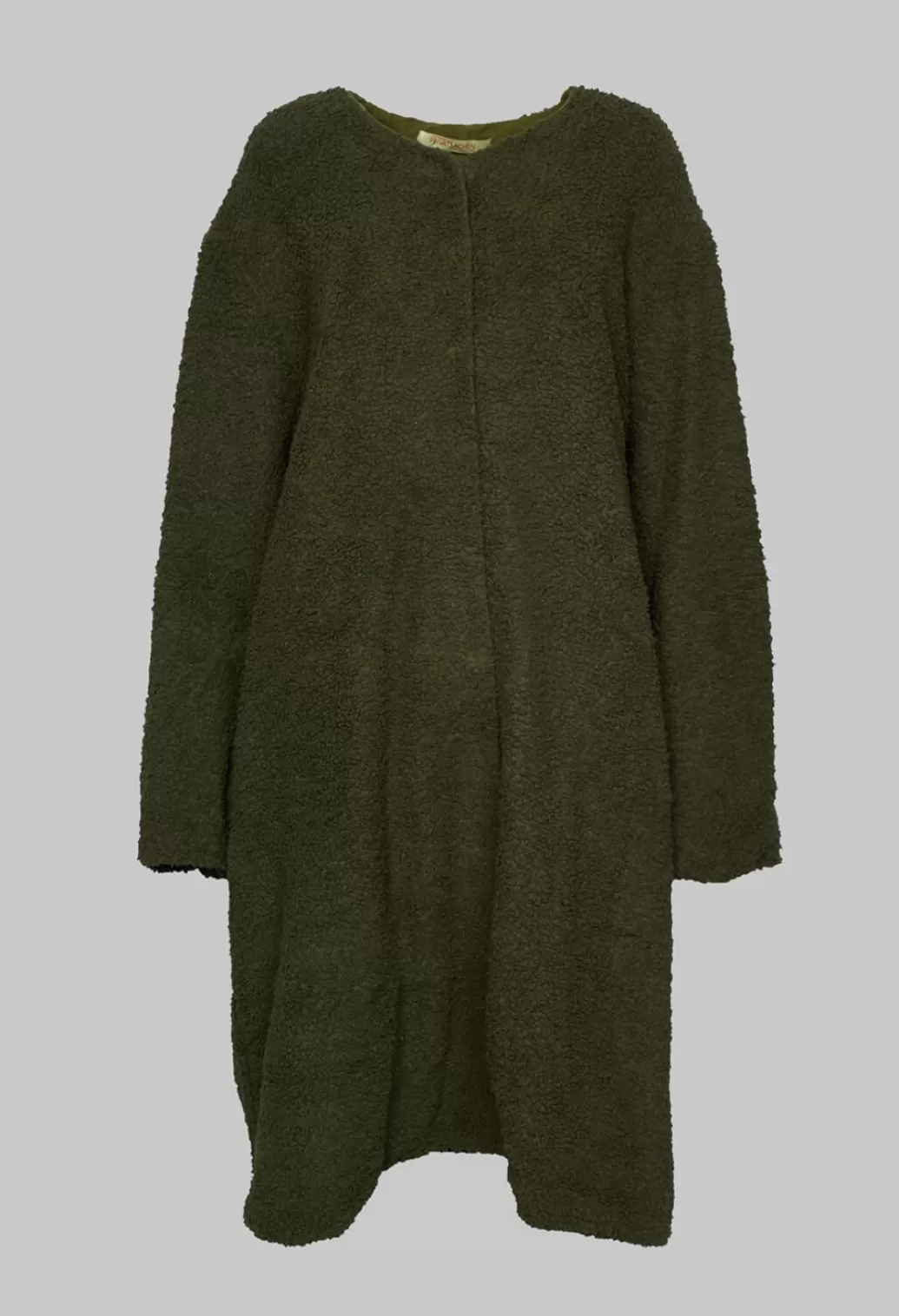 Coats^Privatsachen Wurdigeh Teddy Coat In Avocado Green