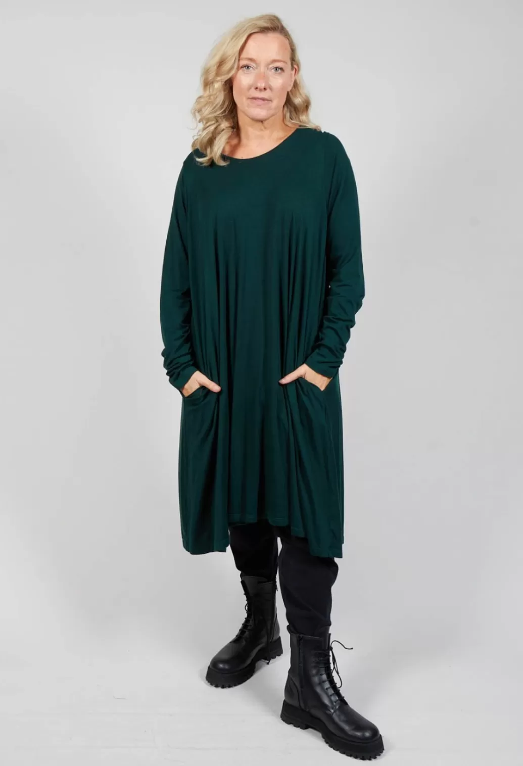 Dresses^Privatsachen Zauderhaft Jersey Dress In Fidel Green