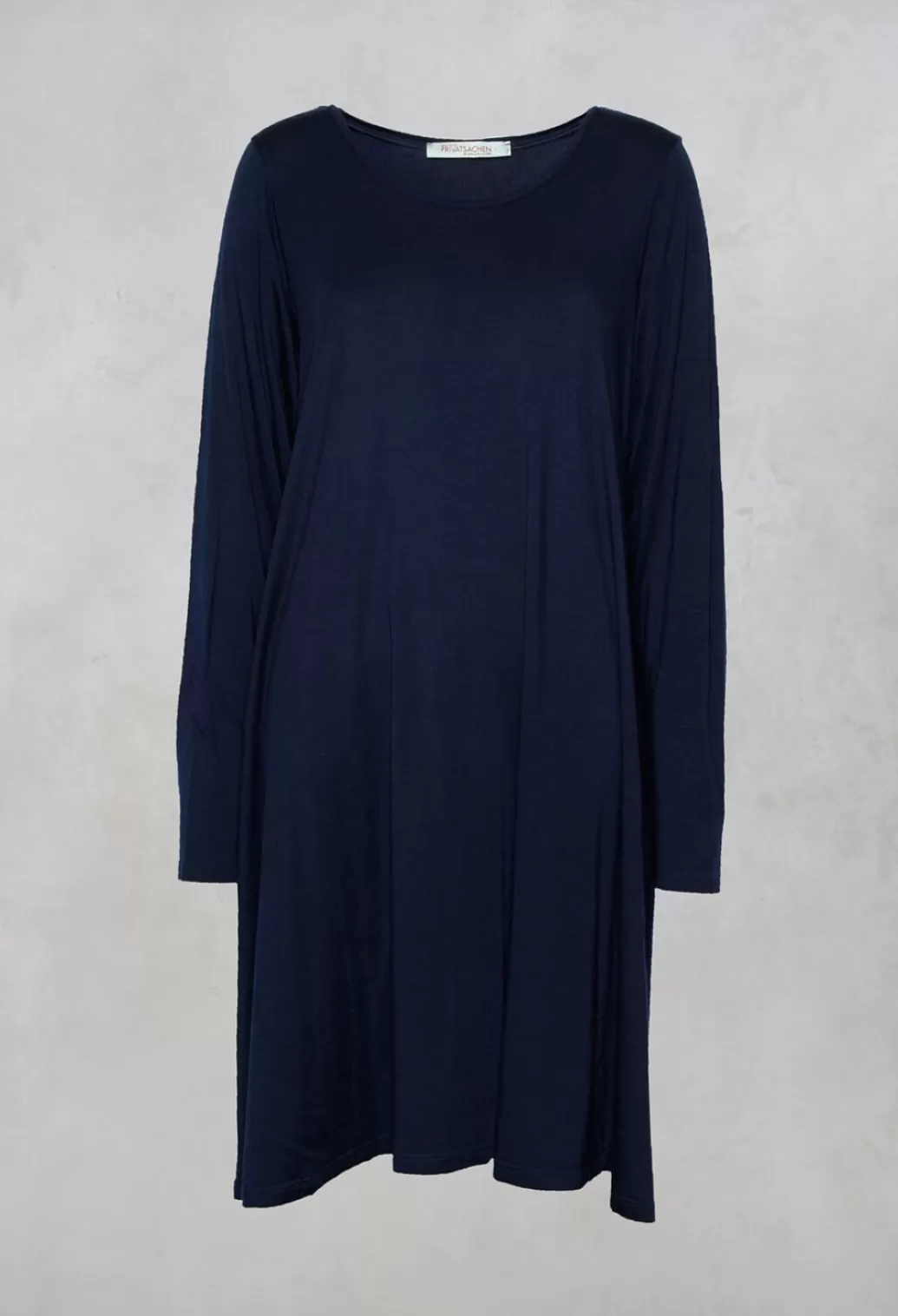 Dresses^Privatsachen Zauderhaft Jersey Dress In Sehnen Navy