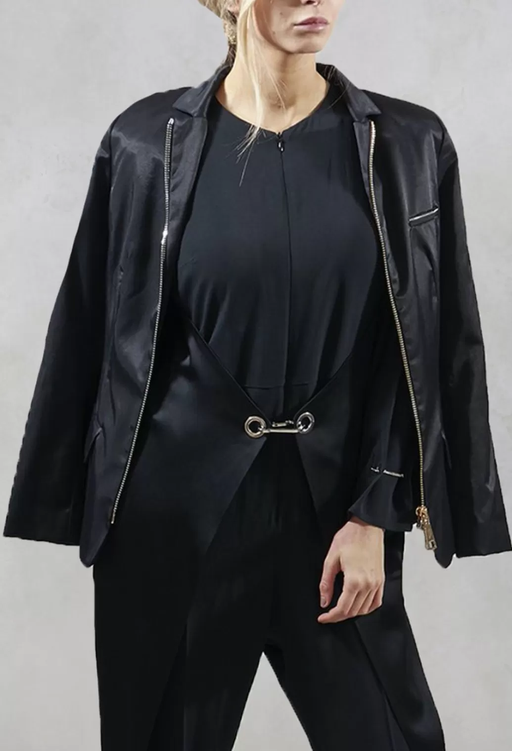 Jackets^Oblique Creations Zipped Jacket In Intrigue