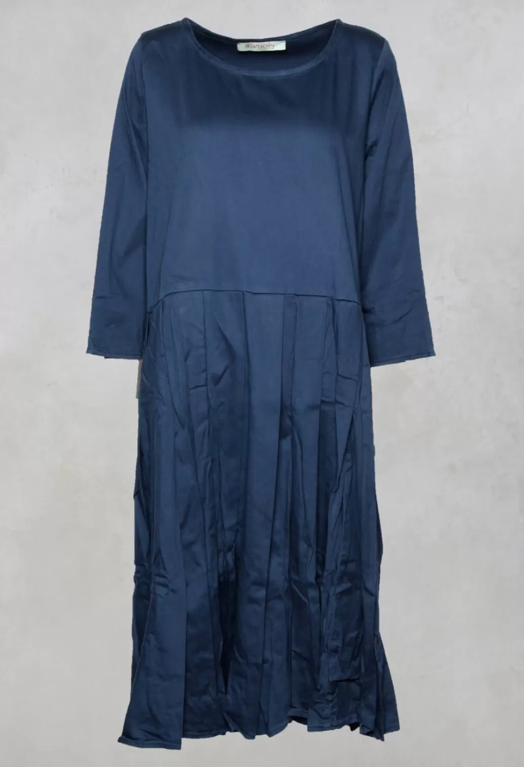 Dresses^Privatsachen Zogermich Cotton Dress In Sehnen Navy