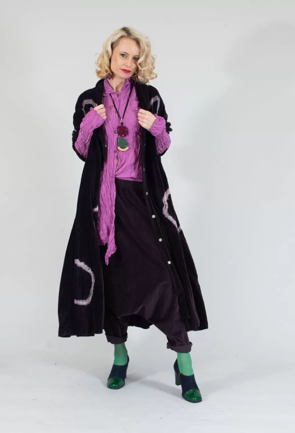 Coats^Privatsachen Zuglick Coat In Borke Purple