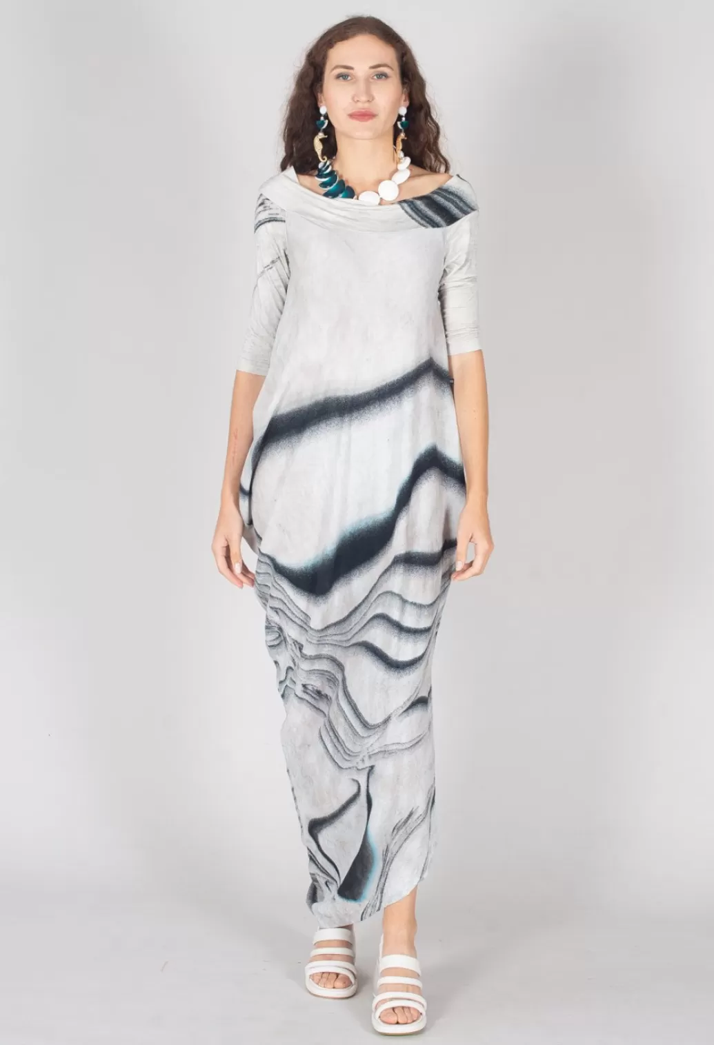 Dresses^Xenia Design Zvot Dress In Grey Blue